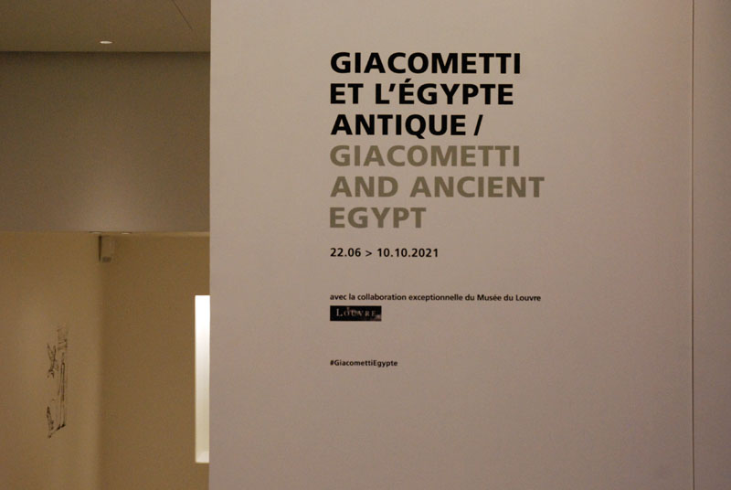 Giacometti  et lՃgypte antique