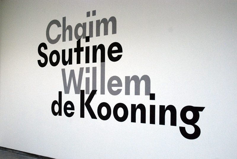 Cham Soutine / Willem de Kooning.